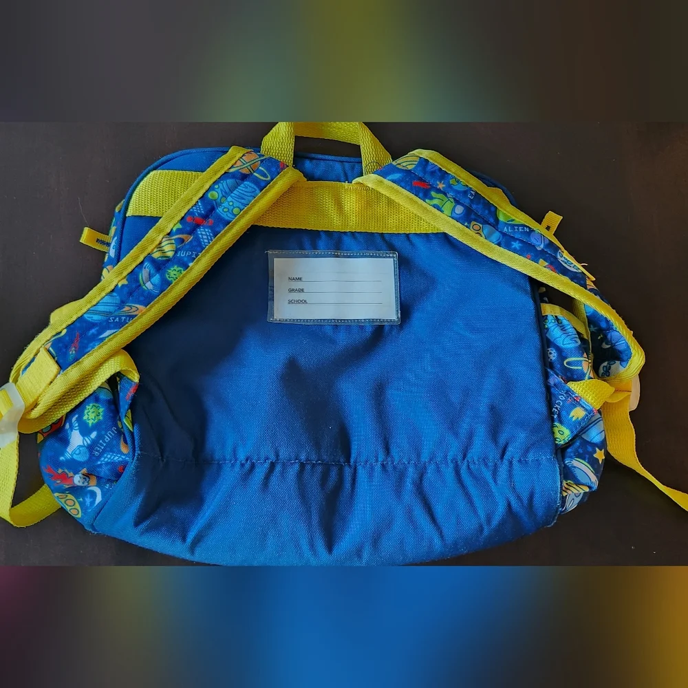 Bixbee Kids OuterSpace-Themed Backpack With Wungs
